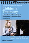 Children's Testimony A Handbook of Psychological Research and Forensic Practice 2nd Edition,0470686774,9780470686775
