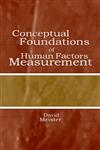 Conceptual Foundations of Human Factors Measurement,0805841350,9780805841350