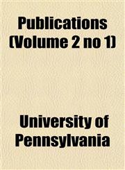 Publications (Volume 2 no 1),1151804045,9781151804044