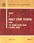 Survey of India's Export Potential to Twenty-Six Selected Countries in the Indian Ocean Basin and Nearby Areas - Indonesia 1st Edition