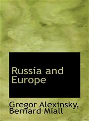 Russia and Europe,1115405616,9781115405614