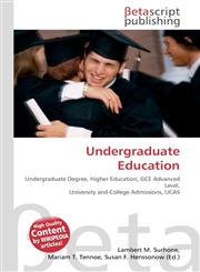 Undergraduate Education,6130404131,9786130404130