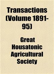 Transactions (Volume 1891-95),1153182785,9781153182782
