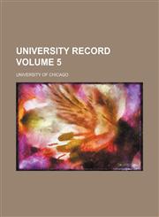 University record Volume 5,1153198924,9781153198929