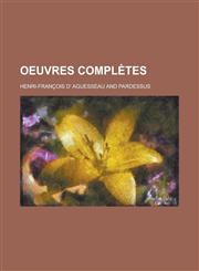 Oeuvres Completes,1234403358,9781234403355