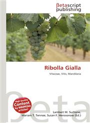 Ribolla Gialla,613353849X,9786133538498