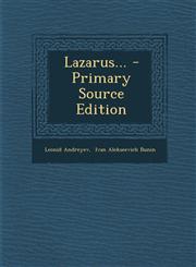 Lazarus... - Primary Source Edition,1294918672,9781294918677