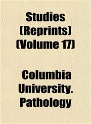 Studies (Reprints) (Volume 17),115204009X,9781152040090