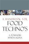 A Handbook for Food Techno's,9381450897,9789381450895