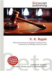V. K. Rajah,613055902X,9786130559021