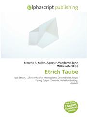Etrich Taube,6134194751,9786134194754