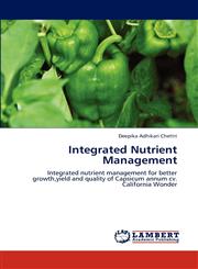 Integrated Nutrient Management,3659249270,9783659249273