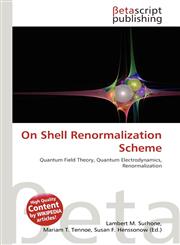 On Shell Renormalization Scheme,6135128353,9786135128352