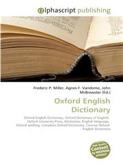 Oxford English Dictionary,6130285469,9786130285463