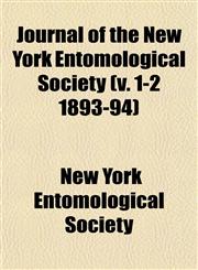 Journal of the New York Entomological Society (v. 1-2 1893-94),1152990357,9781152990357