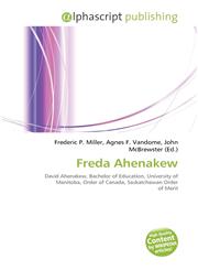 Freda Ahenakew,6134330264,9786134330268