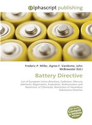 Battery Directive,6130221428,9786130221423