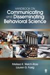 Handbook on Communicating and Disseminating Behavioral Science,1412940303,9781412940306