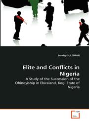 Elite and Conflicts in Nigeria,3639269128,9783639269123