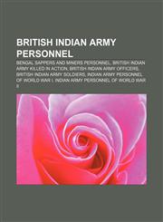 British Indian Army personnel Bengal Sappers and Miners personnel, British Indian Army killed in action, British Indian Army officers,1157786073,9781157786078