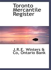 Toronto Mercantile Register,1110330758,9781110330751