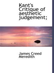 Kant's Critique of aesthetic judgement;,1117908275,9781117908274
