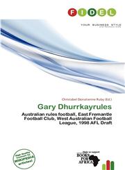 Gary Dhurrkayrules,6200896267,9786200896261