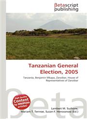 Tanzanian General Election, 2005,6135495542,9786135495546