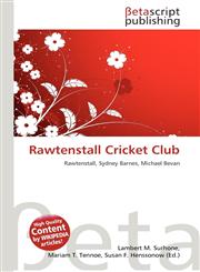 Rawtenstall Cricket Club,6135156829,9786135156829