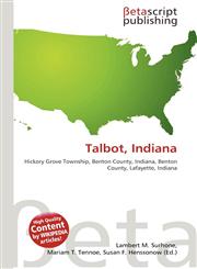 Talbot, Indiana,6135068121,9786135068122