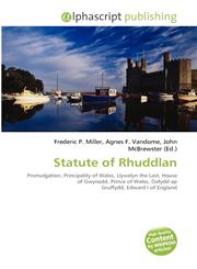Statute of Rhuddlan,6135503766,9786135503760