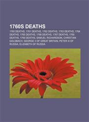 1760s deaths 1760 deaths, 1761 deaths, 1762 deaths, 1763 deaths, 1764 deaths, 1765 deaths, 1766 deaths, 1767 deaths, 1768 deaths, 1769 deaths,1153744643,9781153744645