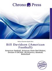 Bill Davidson (American Football),6134973416,9786134973410