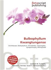 Bulbophyllum Kwangtungense,6136259095,9786136259093