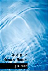 Studies in Human Nature,1117930629,9781117930626