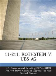 11-211 Rothstein V. UBS AG,1294023403,9781294023401