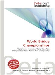 World Bridge Championships,6133505680,9786133505681