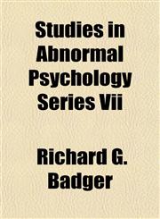 Studies in Abnormal Psychology Series Vii,1153168138,9781153168137