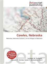 Cowles, Nebraska,6136341484,9786136341484