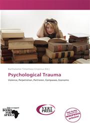 Psychological Trauma,6136265664,9786136265667