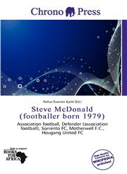 Steve McDonald (footballer born 1979),6200317542,9786200317544