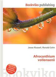 Afrocanthium Vollensenii,5512503219,9785512503218