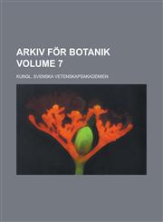 Arkiv för botanik Volume 7,1230115676,9781230115672