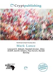 Mark Lance,6138046048,9786138046042