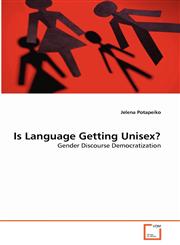 Is Language Getting Unisex?,3639329821,9783639329827