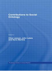 Contributions to Social Ontology,0415403731,9780415403733