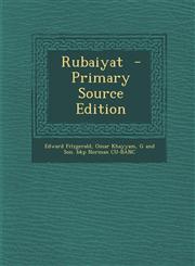 Rubaiyat - Primary Source Edition,1293586315,9781293586310