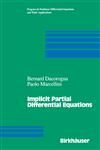 Implicit Partial Differential Equations,0817641211,9780817641214