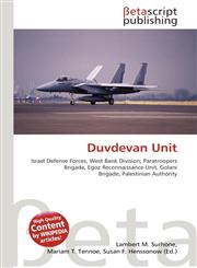 Duvdevan Unit,363991287X,9783639912876