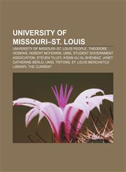 University of Missouri-St. Louis University of Missouri-St. Louis people, Theodore Hoskins, Robert McFerrin,1157477895,9781157477891